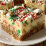 Santa’s No-Bake Sugar Cookie Bars