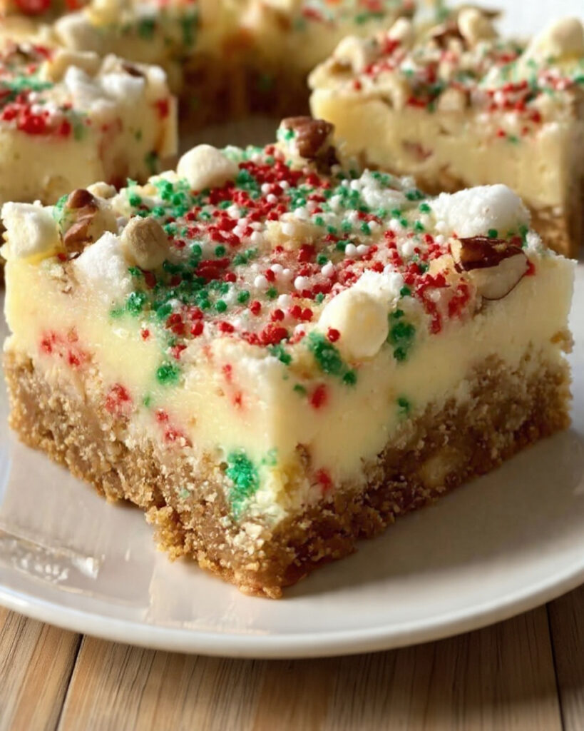 Santa’s No-Bake Sugar Cookie Bars