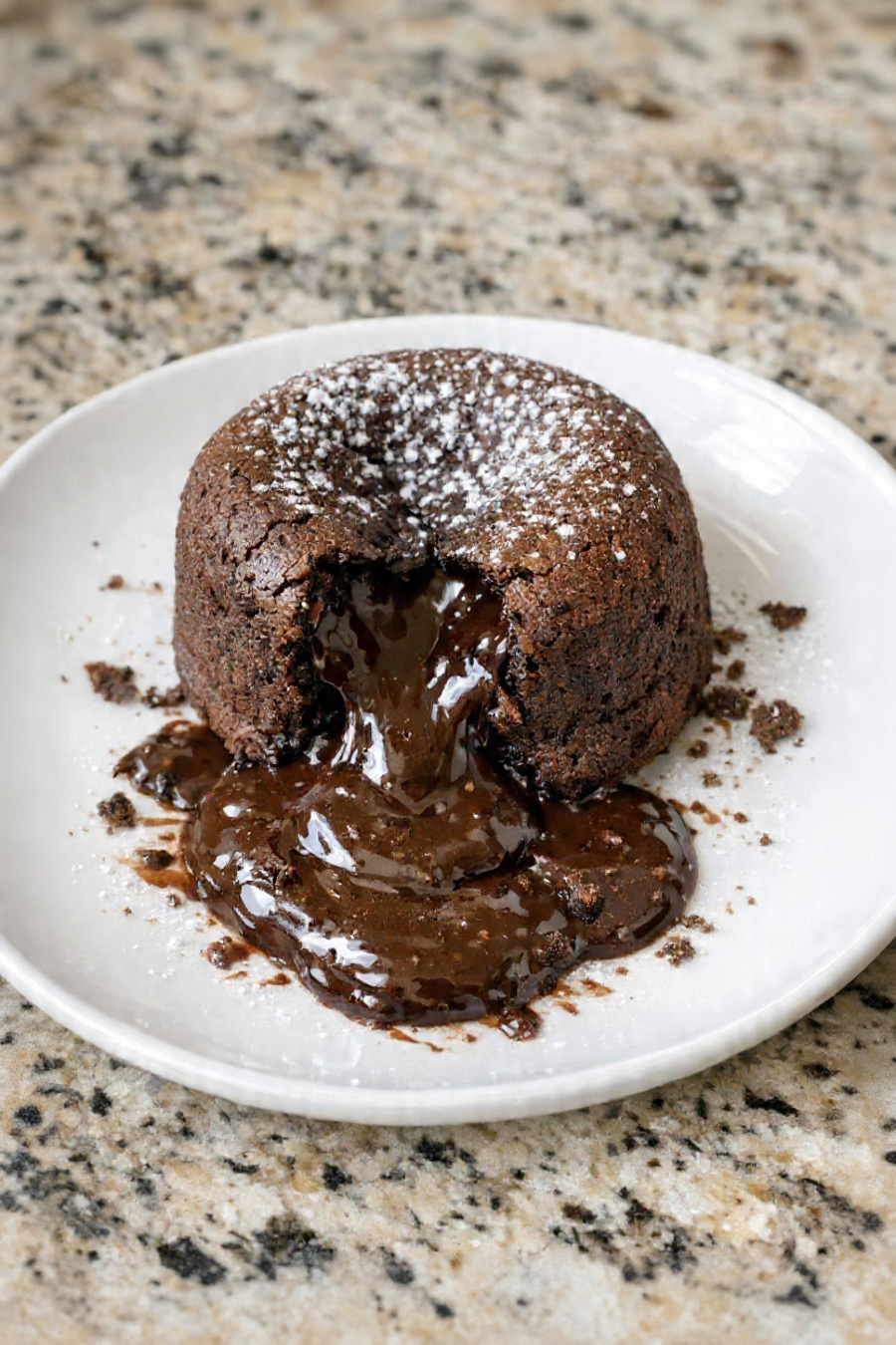 3 Ingredient Chocolate Lava Cakes