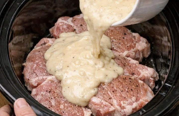 slow cooker pork chop