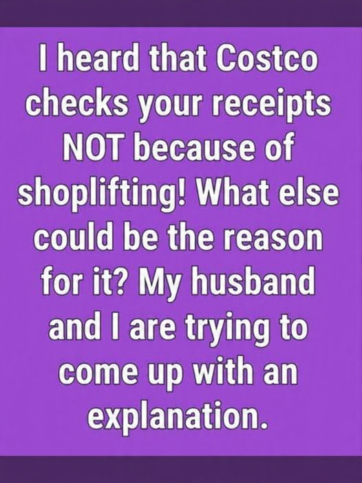 Why Costco checks receipts