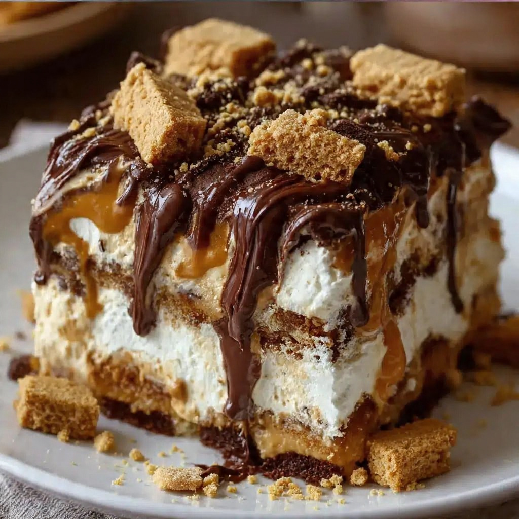 Peanut Butter Cookie Lasagna
