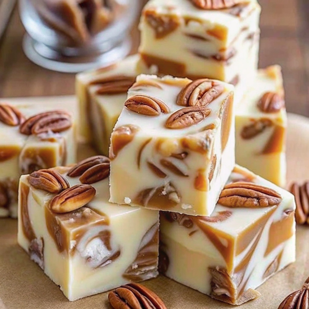 White Chocolate Caramel Fudge