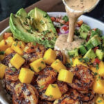 Grilled Shrimp Mango Avocado Bowl