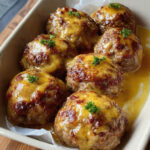 Baked Cheesy Meat Patties
