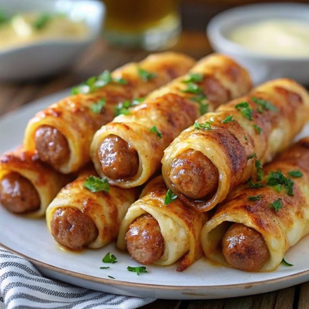Breakfast Pigs in a Blanket