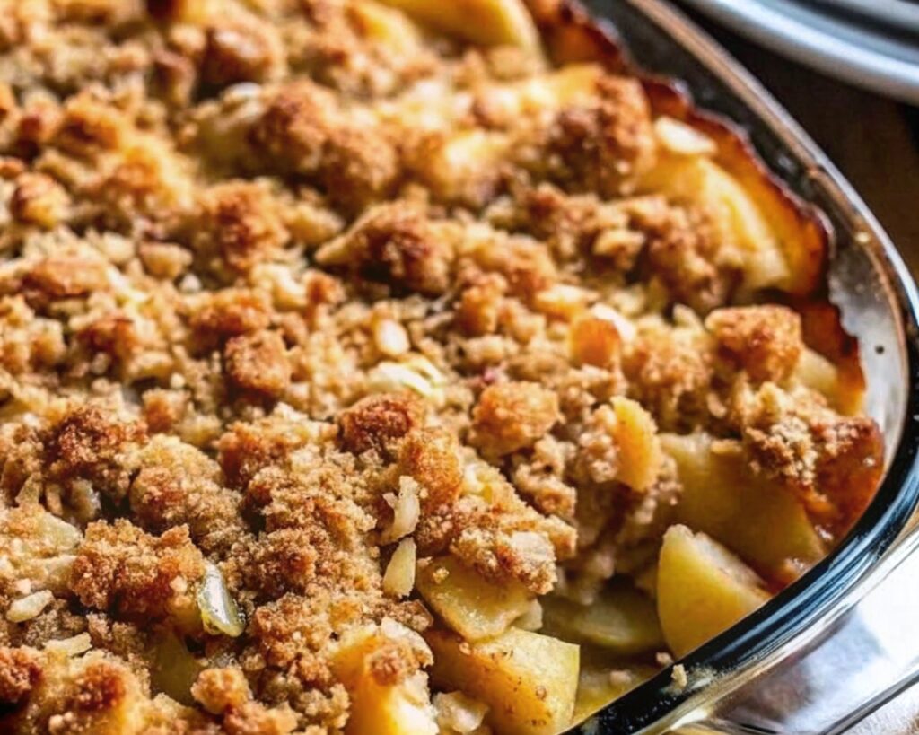 Classic Old-Fashioned Apple Crisp