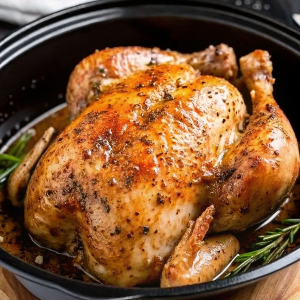 Slow Cooker Whole Chicken