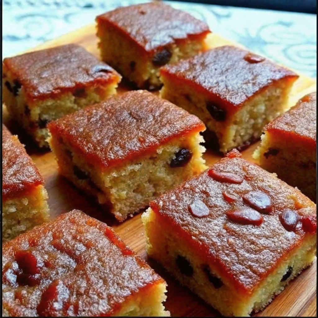 Raisin Cake Bars